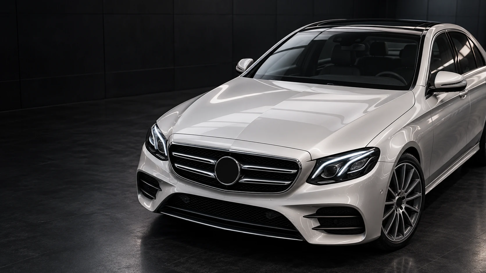 Капот светлого Mercedes-Benz E-Class — KPPF 96, Глянец