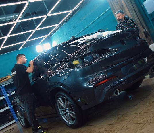 Полиуретановая пленка на BMW X4 тест от автостудии Эстетика_4