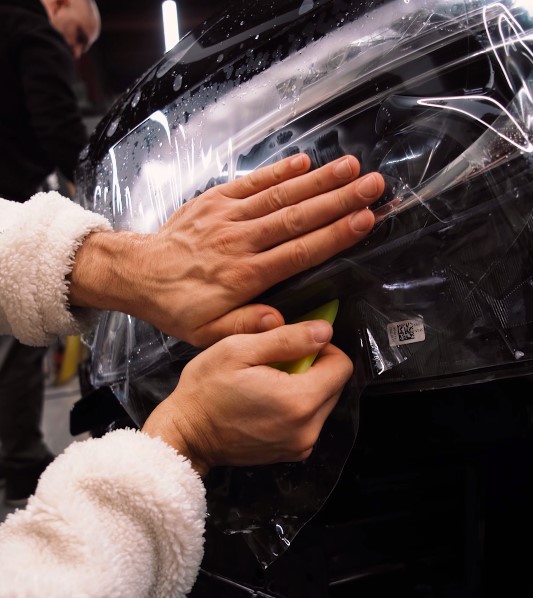 Тест пленки KPPF в детейлинг-студии 3000 Pro на Mercedes V-класса_3